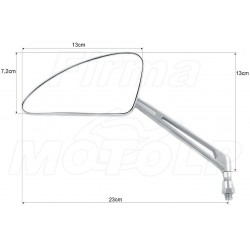 LUSTRA LUSTERKA CHROM YAMAHA XVS 125 250 DRAG STAR