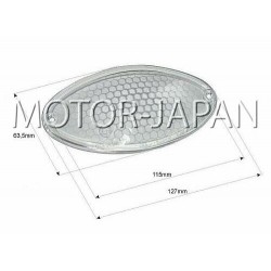 KLOSZ TYLNEJ LAMPY TYL BIALY OWALNY HOMOLOGACJA