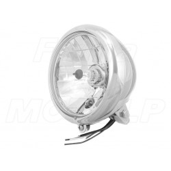 REFLEKTORY LIGHTBARY LAMPY PRZÓD 5,5 CALA CHROM HOMOLOGACJA E9 HC/R