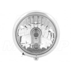 REFLEKTORY LIGHTBARY LAMPY PRZÓD 5,5 CALA CHROM HOMOLOGACJA E9 HC/R