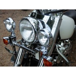 REFLEKTOR LIGHTBAR LAMPA PRZÓD CHROMOWANY 4,5 CALA
