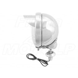 REFLEKTORY LIGHTBARY LAMPY PRZÓD CHROMOWANE 4,5 CALA KOMPLET