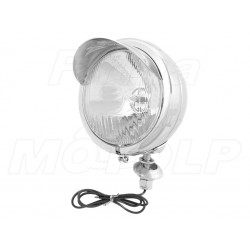 REFLEKTORY LIGHTBARY LAMPY PRZÓD CHROMOWANE 4,5 CALA KOMPLET