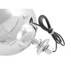 REFLEKTORY LIGHTBARY LAMPY PRZÓD CHROMOWANE 4,5 CALA KOMPLET