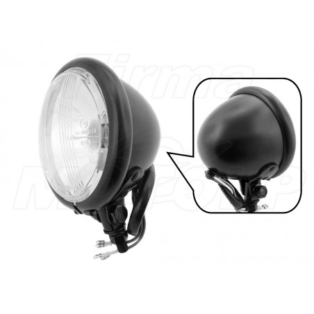 REFLEKTOR LIGHTBAR LAMPA PRZÓD 4,5 CALA CZARNY MAT HOMOLOGACJA E11