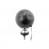 REFLEKTORY LIGHTBARY LAMPY PRZÓD 4 CALE CZARNY MAT 12V H3