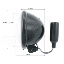 REFLEKTOR LIGHTBAR LAMPA PRZÓD 5,75 CALA CZARNY H4