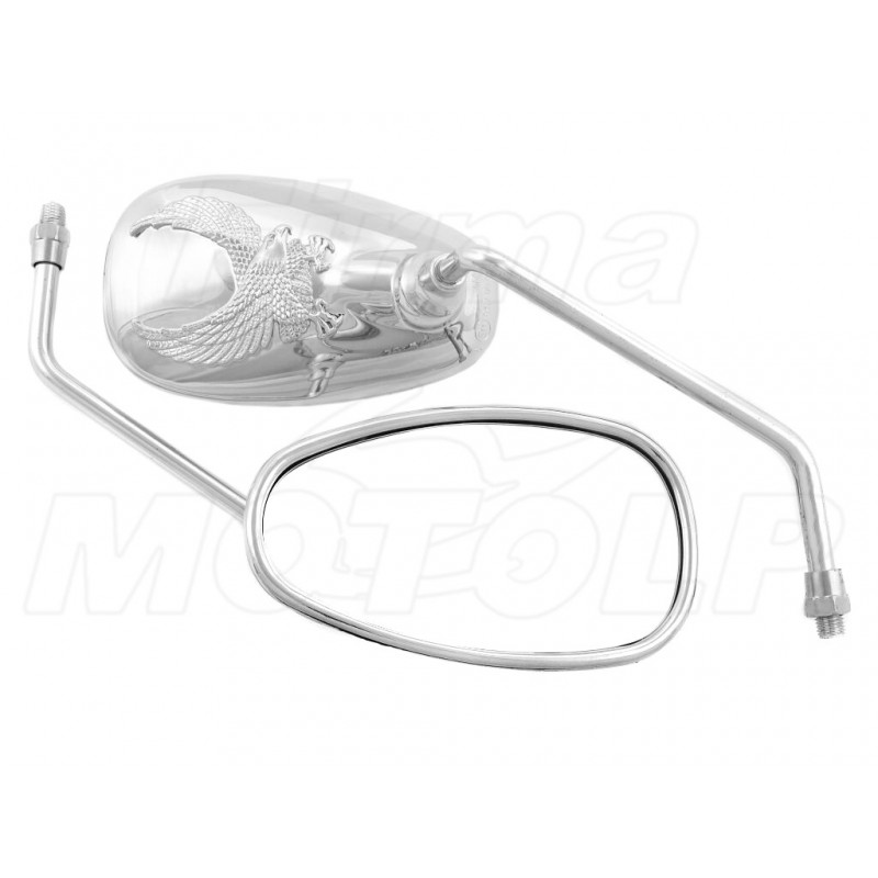 LUSTRA LUSTERKA CHROM YAMAHA XVS 650 1100 DRAG STAR HOMOLOGACJA E11