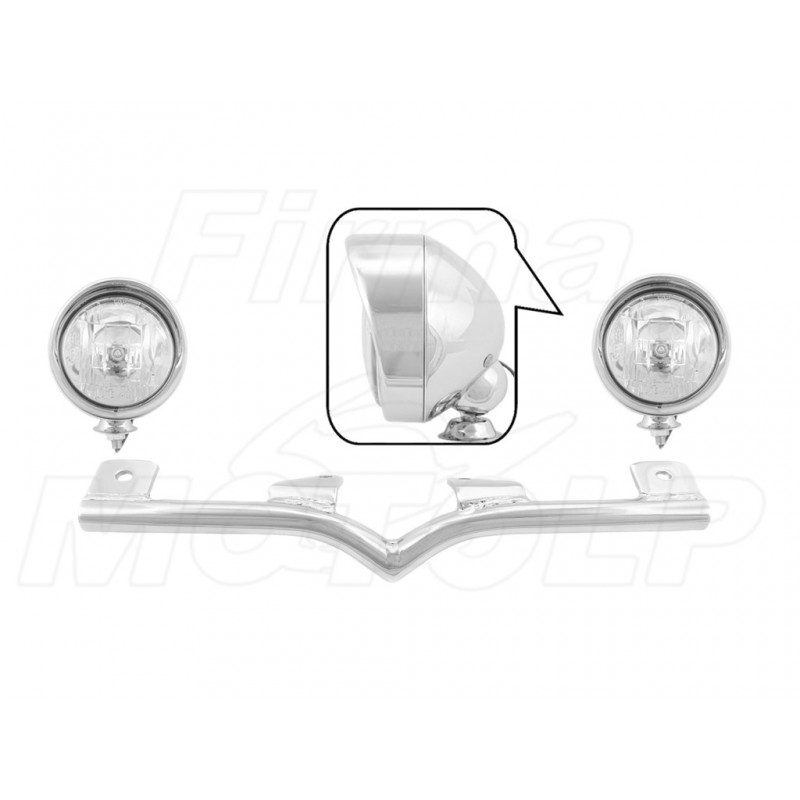 STELAŻ Z LAMPAMI LIGHTBARAMI HONDA VTX 1300 C VTX 1800 C R S HOMOLOGACJA E9 HR - HALOGENOWE DROGOWE