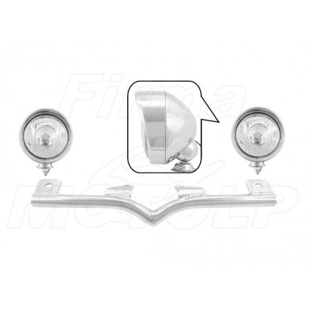 STELAŻ Z LAMPAMI LIGHTBARAMI HONDA VTX 1300 C VTX 1800 C R S HOMOLOGACJA E9 HR - HALOGENOWE DROGOWE