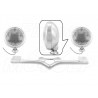 STELAŻ Z LAMPAMI LIGHTBARAMI HONDA VT 750 C C4 C5 C6 SHADOW HOMOLOGACJA E4, 02B - PRZECIWMGŁOWE