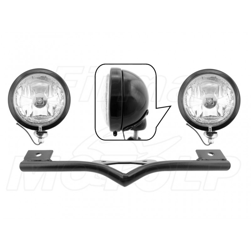 STELAŻ Z LAMPAMI LIGHTBARAMI HONDA VTX 1300 VTX1300 CX FURY HOMOLOGACJA E4 - HR