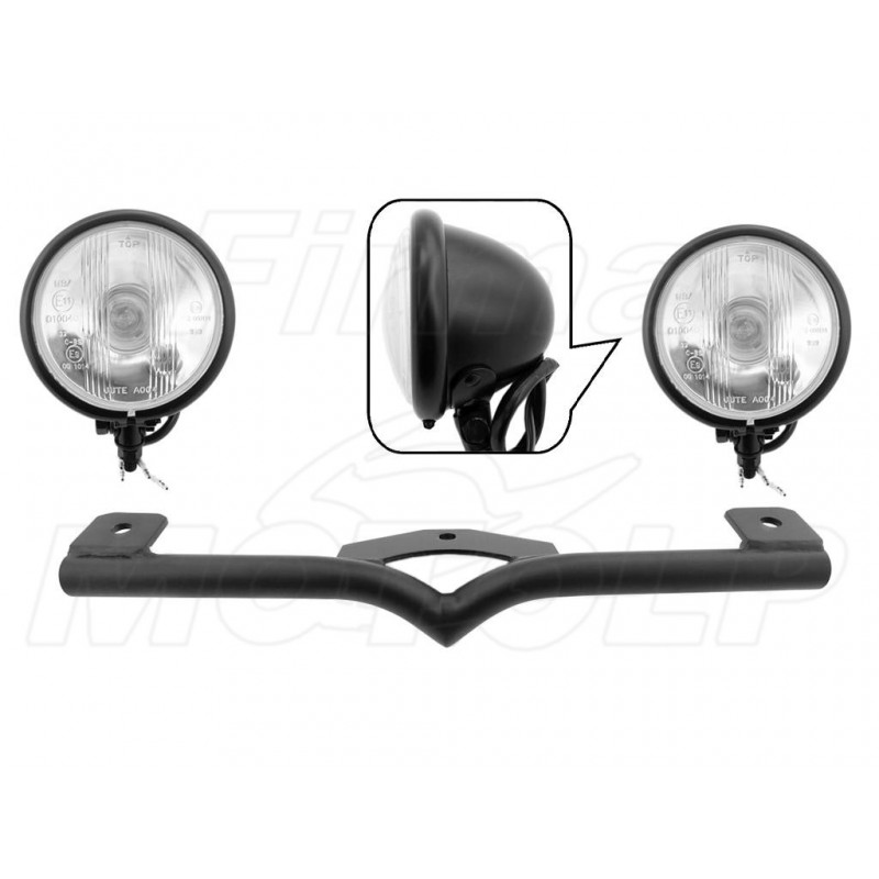 STELAŻ Z LAMPAMI LIGHTBARAMI HARLEY DAVIDSON HD SPORTSTER SOFTAIL FAT FXDB FXDWG WIDE GLIDE SOFTAIL SPORTSTER