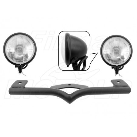 STELAŻ Z LAMPAMI LIGHTBARAMI HARLEY DAVIDSON HD 883 C 1200 C SPORTSTER FXD HOMOLOGACJA E11 MB / E9 C-BS