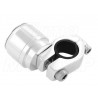 ZEGAREK BIAŁA TARCZA Z UCHWYTEM NA KIEROWNICĘ 22MM / 25,4MM CAL