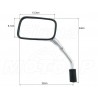 LUSTRA LUSTERKA CHROM HONDA CMX 125 REBEL VT 125 SHADOW HOMOLOGACJA E9