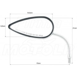 LUSTRA LUSTERKA CHROM HONDA VT 600 750 1100 SHADOW C2 C3 C4 C5