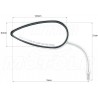 LUSTRA LUSTERKA CHROM HONDA VT 600 750 1100 SHADOW C2 C3 C4 C5