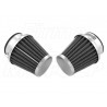 TUNING CHROMOWANY FILTR STOŻKOWY FILTRY STOŻKOWE 44MM 44 MM 44-MM