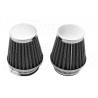 TUNING CHROMOWANY FILTR STOŻKOWY FILTRY STOŻKOWE 48MM 48 MM 48-MM