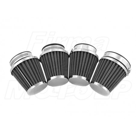 TUNING CHROMOWANY FILTR STOŻKOWY FILTRY STOŻKOWE 60MM 60 MM 60-MM