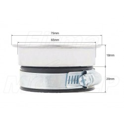 TUNING CHROMOWANY FILTR STOŻKOWY FILTRY STOŻKOWE 60MM 60 MM 60-MM