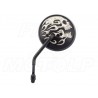 LUSTERKA CZARNE CZASZKA METAL HARLEY DAVIDSON HD 8MM