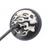 LUSTERKA CZARNE CZASZKA METAL HARLEY DAVIDSON HD 8MM