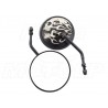LUSTERKA CZARNE CZASZKA METAL HARLEY DAVIDSON HD 8MM