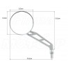 LUSTERKA CHROM HONDA VT 600 750 1100 SHADOW C2 C3 C4 C5