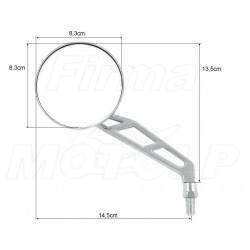 LUSTERKA CHROM HONDA CMX 125 REBEL VT 125 SHADOW