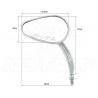 LUSTERKA CHROM SUZUKI M1500 M90 800 1500 1600 INTRUDER