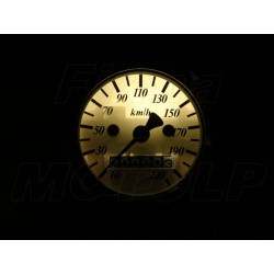 PRĘDKOŚCIOMIERZ LICZNIK Z BIAŁĄ TARCZĄ DO 220KM/H