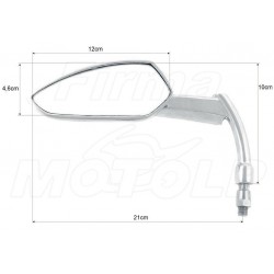 LUSTERKA CHROM YAMAHA XV 125 250 535 VIRAGO