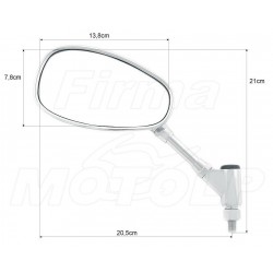 LUSTERKA CHROM SUZUKI C1800 R C109R VZR VZ 800 INTRUDER HOMOLOGACJA E9