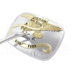 LUSTRA LUSTERKA CHROM ORZEŁ HARLEY DAVIDSON HD