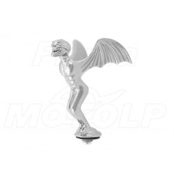 ORNAMENT STATUETKA CHROM DIABEŁ NA BŁOTNIK - CHOPPER DRAG CRUISER KLASYK