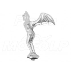 ORNAMENT STATUETKA CHROM DIABEŁ NA BŁOTNIK - CHOPPER DRAG CRUISER KLASYK