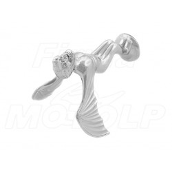 ORNAMENT STATUETKA CHROM DIABEŁ NA BŁOTNIK - CHOPPER DRAG CRUISER KLASYK