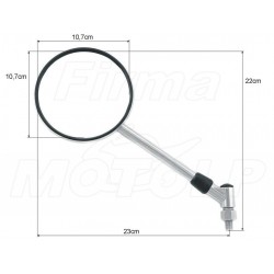 LUSTERKA CHROM SUZUKI M1500 M90 800 1500 1600 INTRUDER HOMOLOGACJA E9