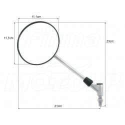 LUSTERKA CHROM SUZUKI GN 125 150 GS 500 VAN VAN 125 HOMOLOGACJA E9