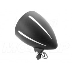 PRZEDNIA LAMPA PRZÓD REFLEKTOR 7 CALI CZARNY MAT ALUMINIUM HOMOLOGACJA E4