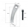 MOCOWANIA UCHWYTY RISERY KIEROWNICY CAL 25,4MM HARLEY DAVIDSON HD
