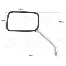 LUSTRA LUSTERKA CHROM KAWASAKI EN 500 VN 500 800 900 VULCAN HOMOLOGACJA E9