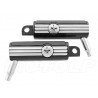 PODNÓŻKI KIEROWCY HARLEY DAVIDSON HD CHROM SREBRNE 1200 883
