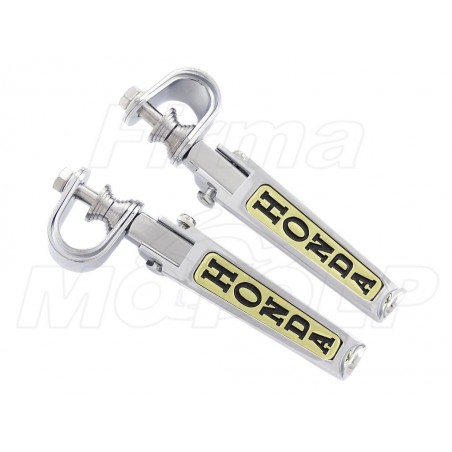 METALOWE CHROMOWANE PODNÓŻKI SPACERÓWKI NA GMOLE 25MM - 32MM HONDA