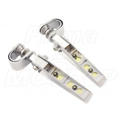 METALOWE CHROMOWANE PODNÓŻKI SPACERÓWKI NA GMOLE 25MM - 32MM HONDA