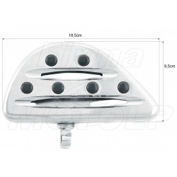 PODNÓŻKI KIEROWCY HARLEY DAVIDSON HD CHROM SREBRNE 1200 883