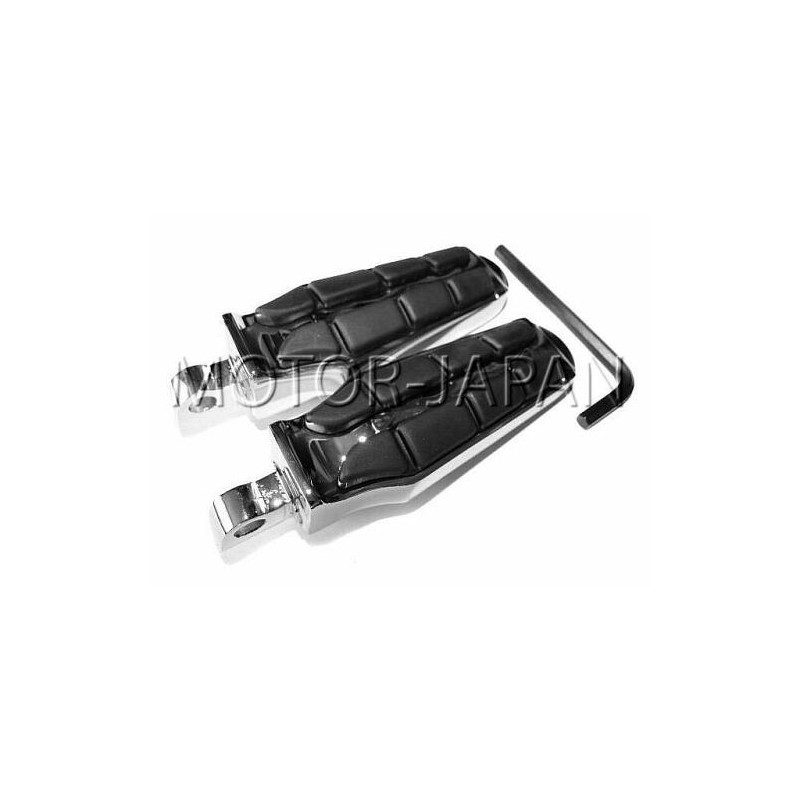 PODNOZKI PASAZERA KIEROWCY MOTOCYKLOWE CHROM