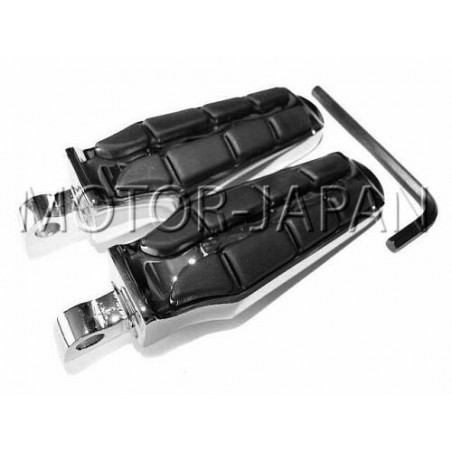 PODNOZKI PASAZERA KIEROWCY MOTOCYKLOWE CHROM